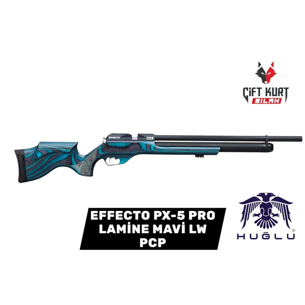 HUĞLU EFFECTO PX-5 PRO LAMİNE MAVİ LW PCP HAVALI TÜFEK